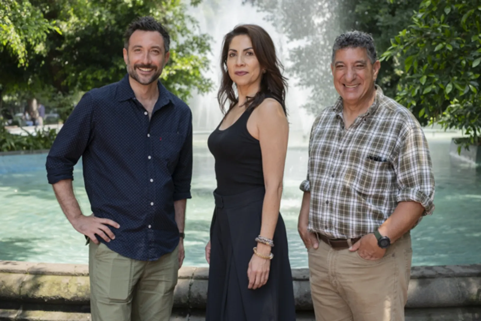 Rachid, Loulou y Lucas, fundadores de Spiritu Viajero